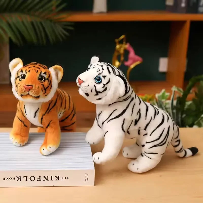 Stripy Snuggler Realistic Tiger Cub Plushie (20 cm)