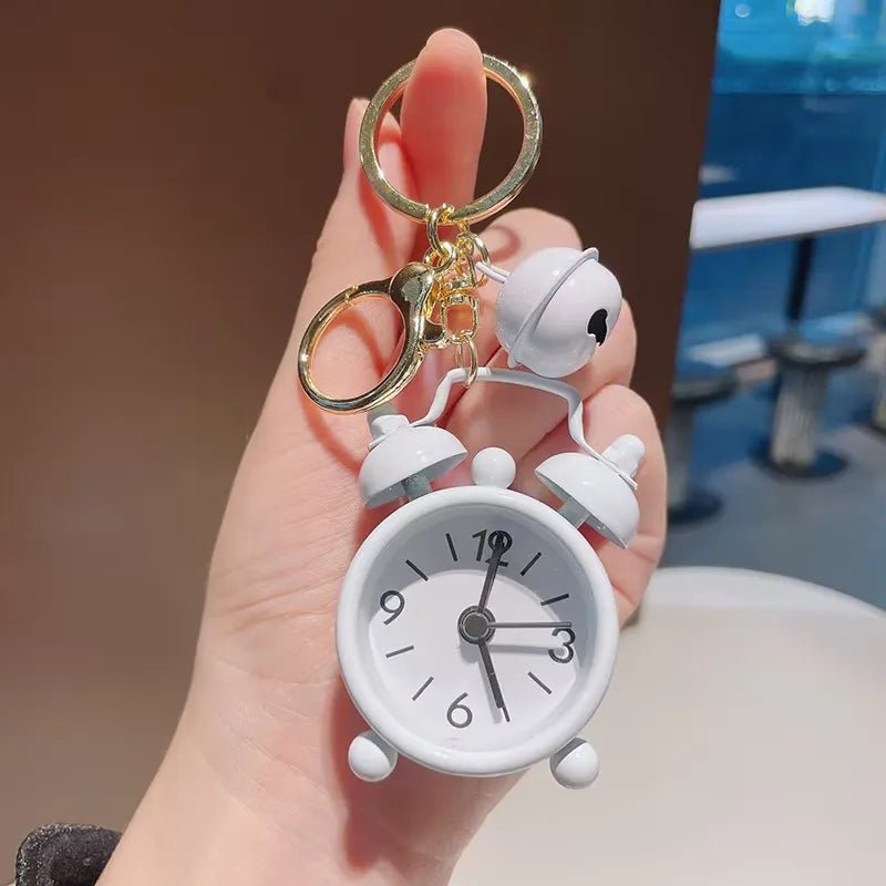 Creative Mini Alarm Clock Keychain