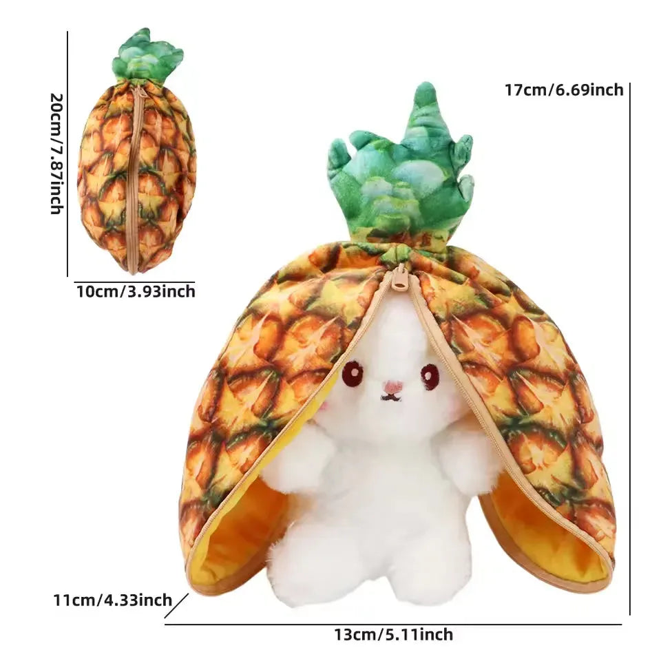 2 in 1 Reversible Fruit Bunny (20 cm)