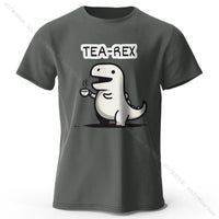 Tea-Rex Dinosaur Cotton T-Shirt