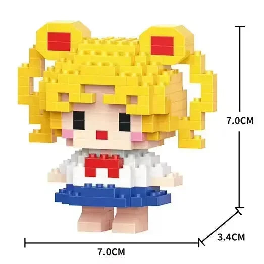 Bricks Anime Micro Building Blocks