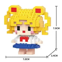 Bricks Anime Micro Building Blocks