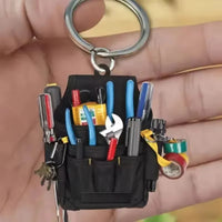 Amped Icons 3D Tool Keychain