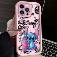 Disney Stitch Strawberry Case (For iPhones)