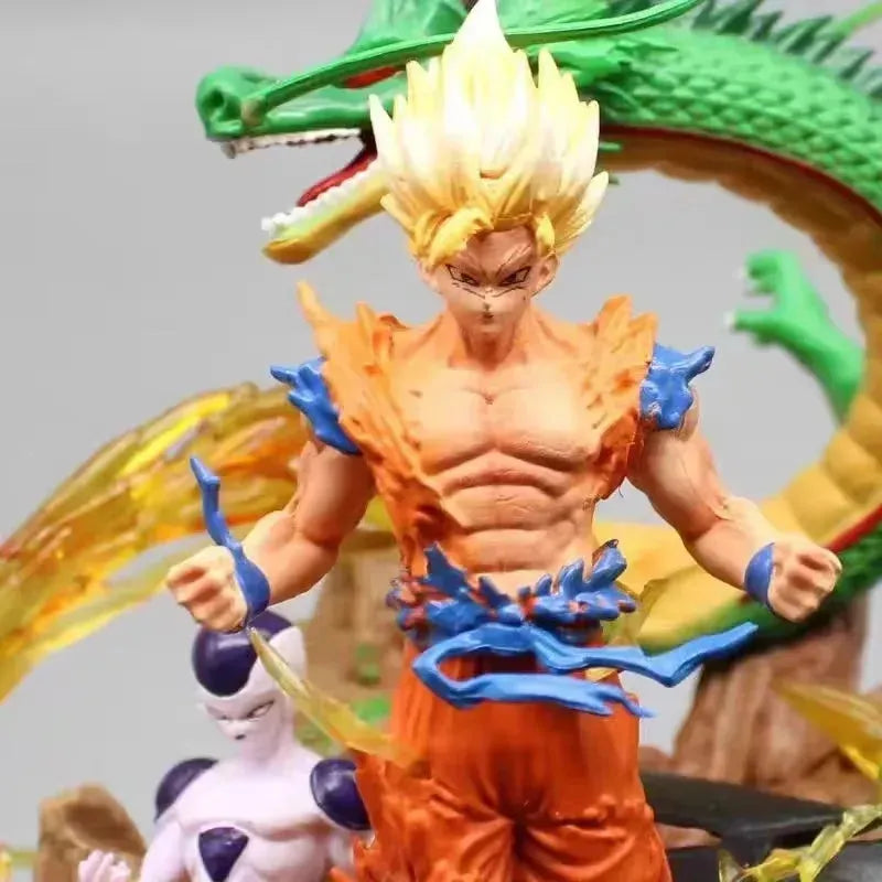 Dragon Ball Z Goku, Frieza, and Shenron Action Figure Set (23 cm)