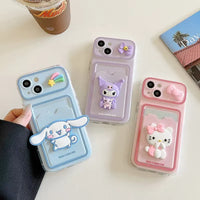 Sanrio Characters Card Holder Phone Case (For iPhones)