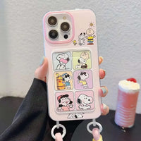 Cute Peanut Snoopy Card Holder Case (For iPhones)