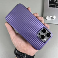 Luxury Rimo Corrugated Pattern Case (For iPhones)