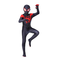 Superhero Miles Morales Bodysuit for Men The Amazing Spiderman Halloween Cosplay Costumes Bodysuit Adult Tight Fitting Jumpsuits - Bear Hugs