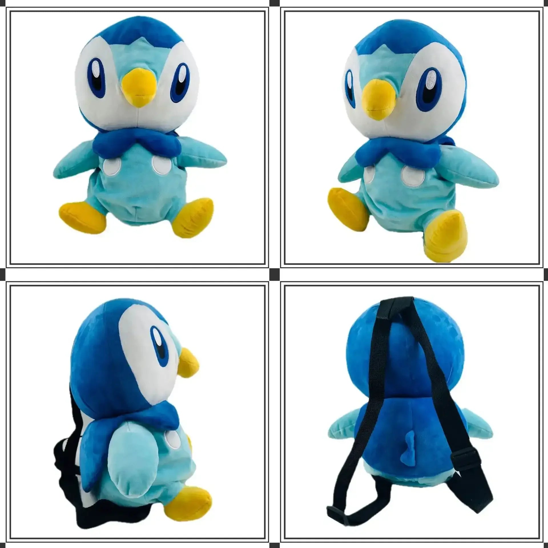 Piplup Pokimon Delightful Plush Backpack