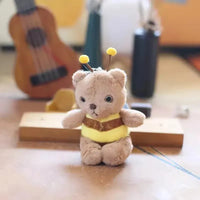 Bee-Loved Bear Plush Keychain