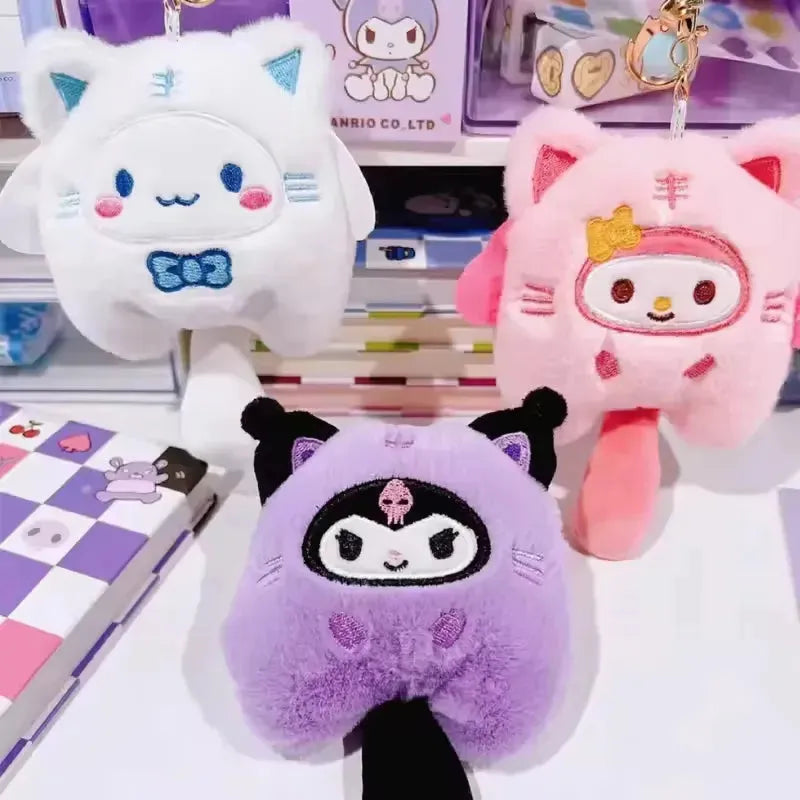 Sanrio Long Tail Plush Keychain