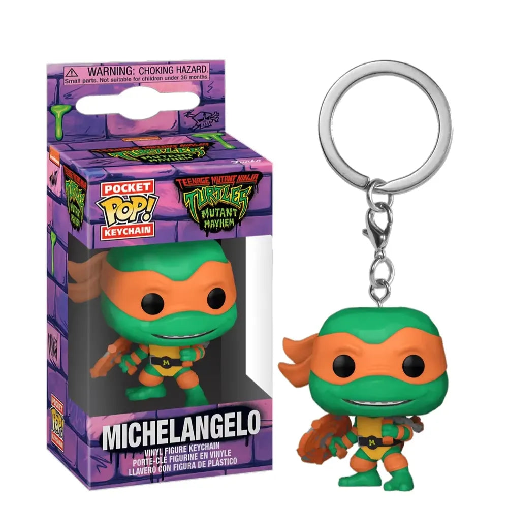 Pocket Pop Mutant Ninja Turtle Keychain