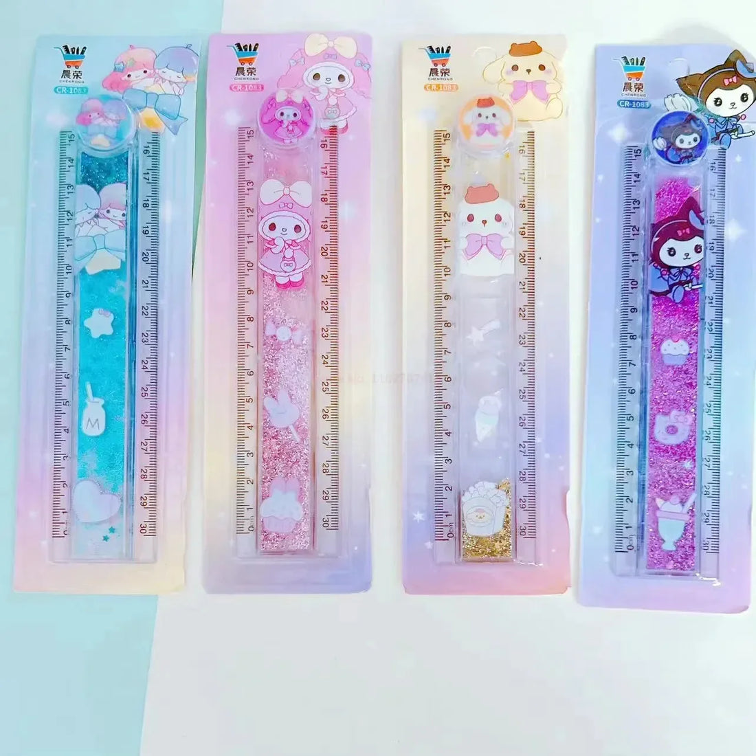 Kawaii Quicksand Sanliou Folding Ruler