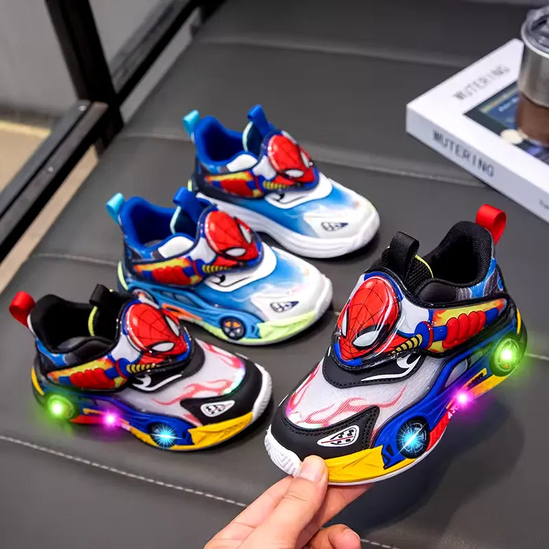 Spider-Stride LED Light-Up Sneakers