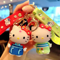 Dressed-Up Darling Hello Kitty Keychain