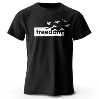 Freedom Letter Printed T-Shirt