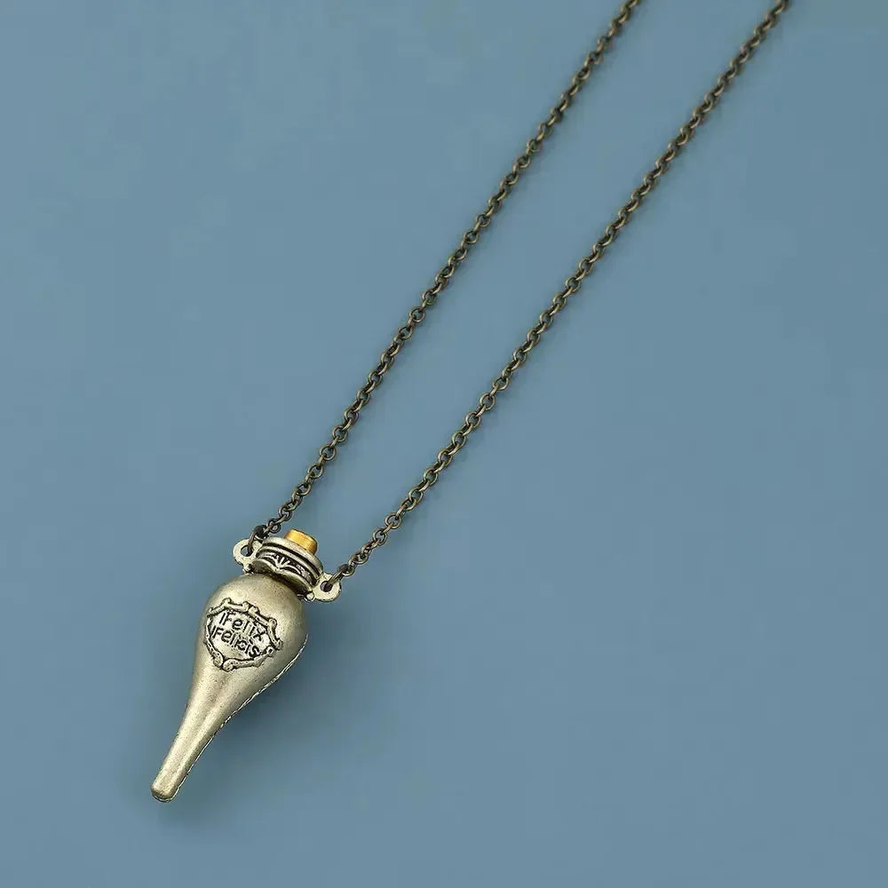 Felix Felicis Vintage Bottle Pendant
