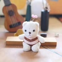 Bee-Loved Bear Plush Keychain