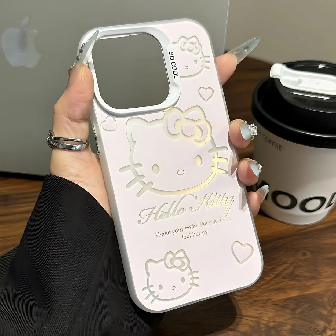 Hello Kitty Charm Bracket Case (For iPhones)