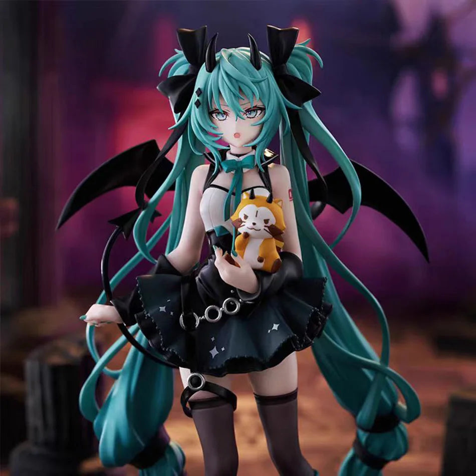 New Trio-Try-iT Hatsune Miku Rascal The Raccoon Demon Style PVC Anime Action Figures Model Collection Toys - Bear Hugs