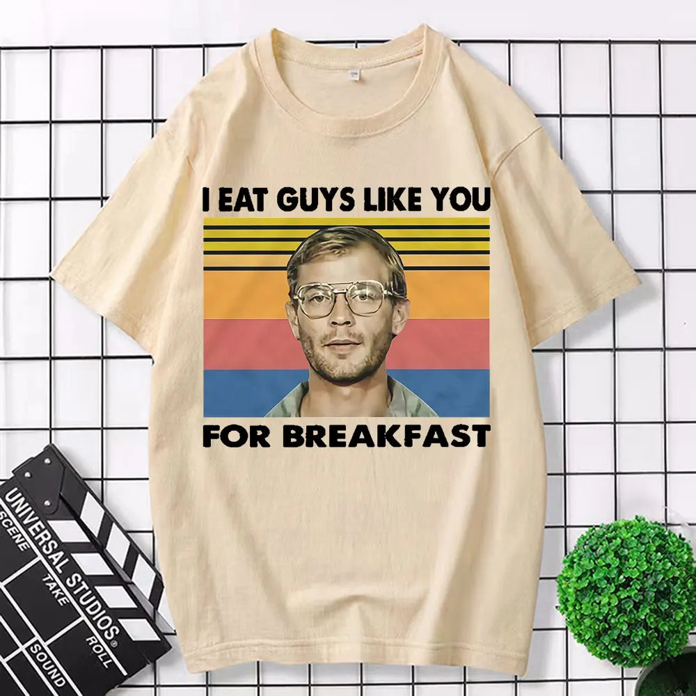 I bought a Jeffrey Dahmer T-shirt and a Vintag T-shirt for the little girl - Bear Hugs
