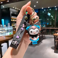 Kuromi Krew Mischief 3D Silicone Keychain