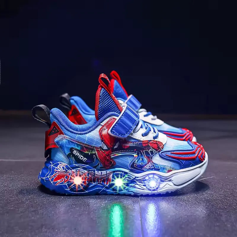 Spider-Stride LED Light-Up Sneakers