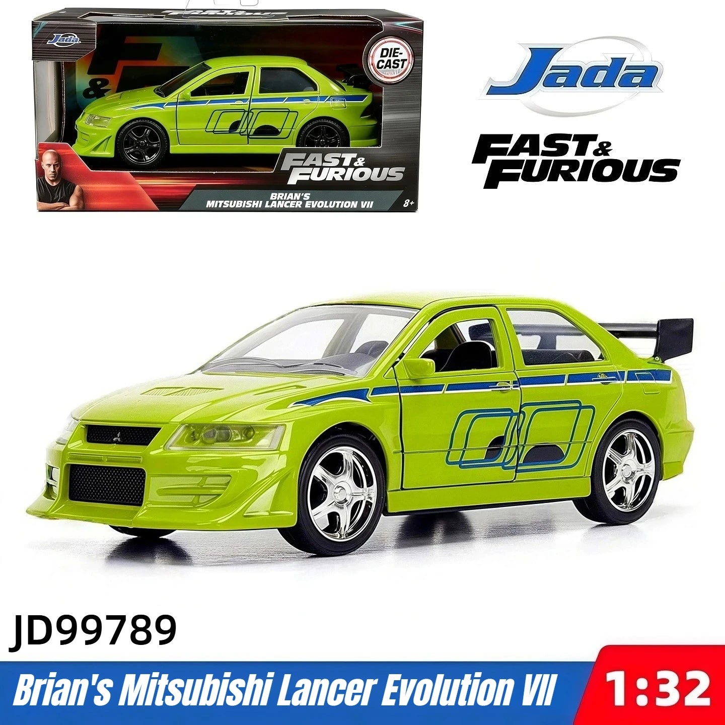 Jada Toys Fast & Furious 1:32 Scale Diecast Collector Series
