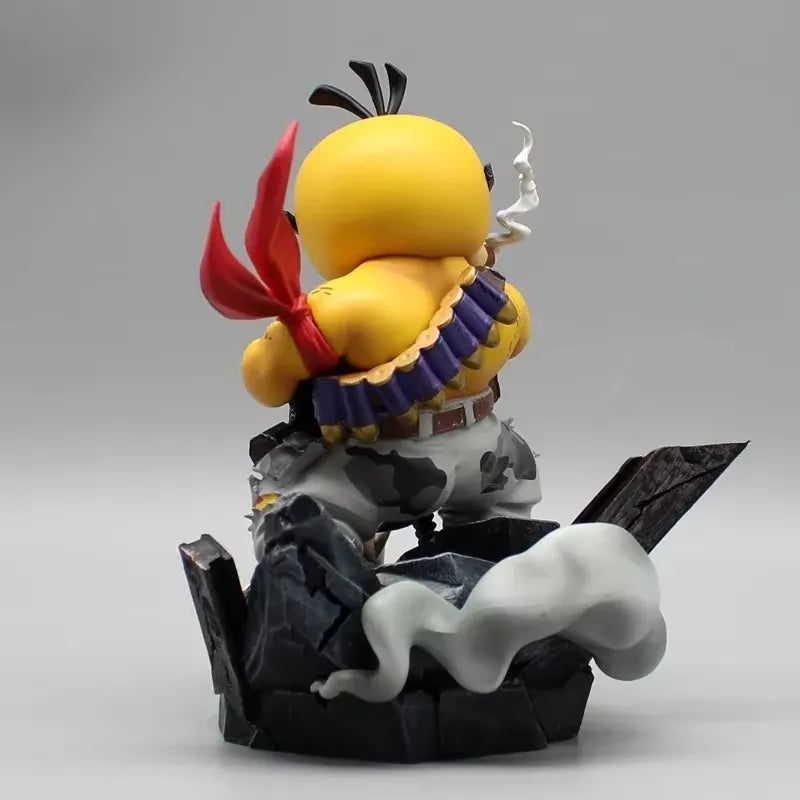 Pokemon Gatling Psyduck Cosplay Contra Figurine (14.5 cm)