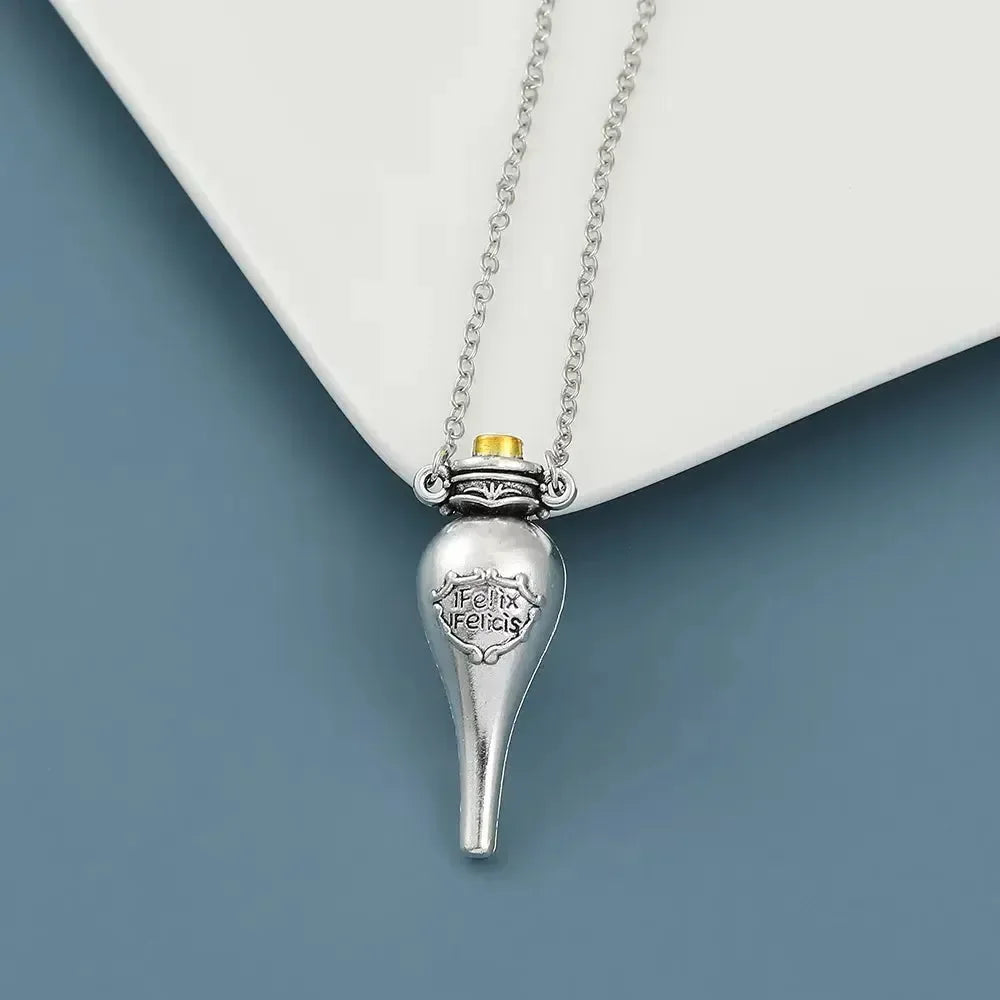 Felix Felicis Vintage Bottle Pendant