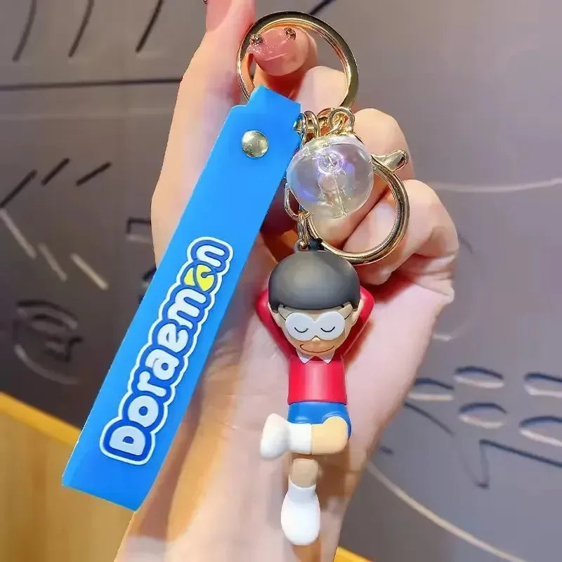 Dreamy Duo Doraemon Delights Keychain