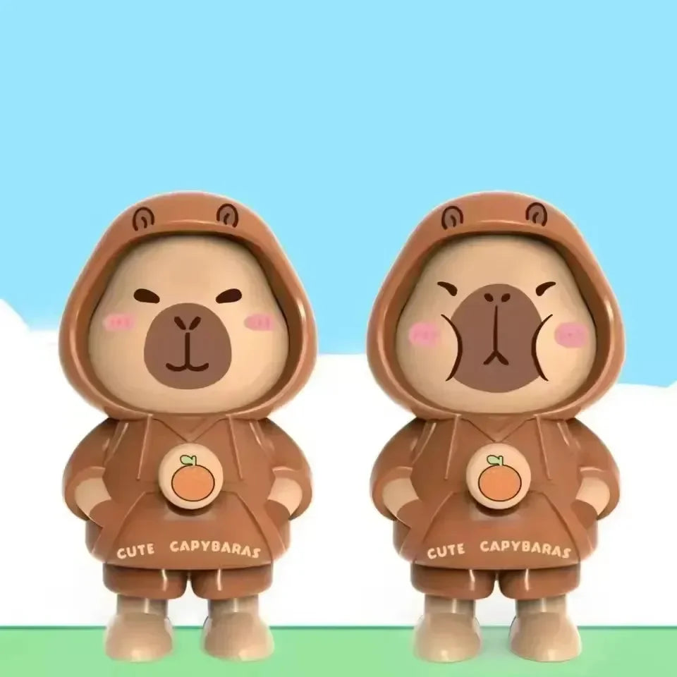 Capy Mood Face-Changing Keychain