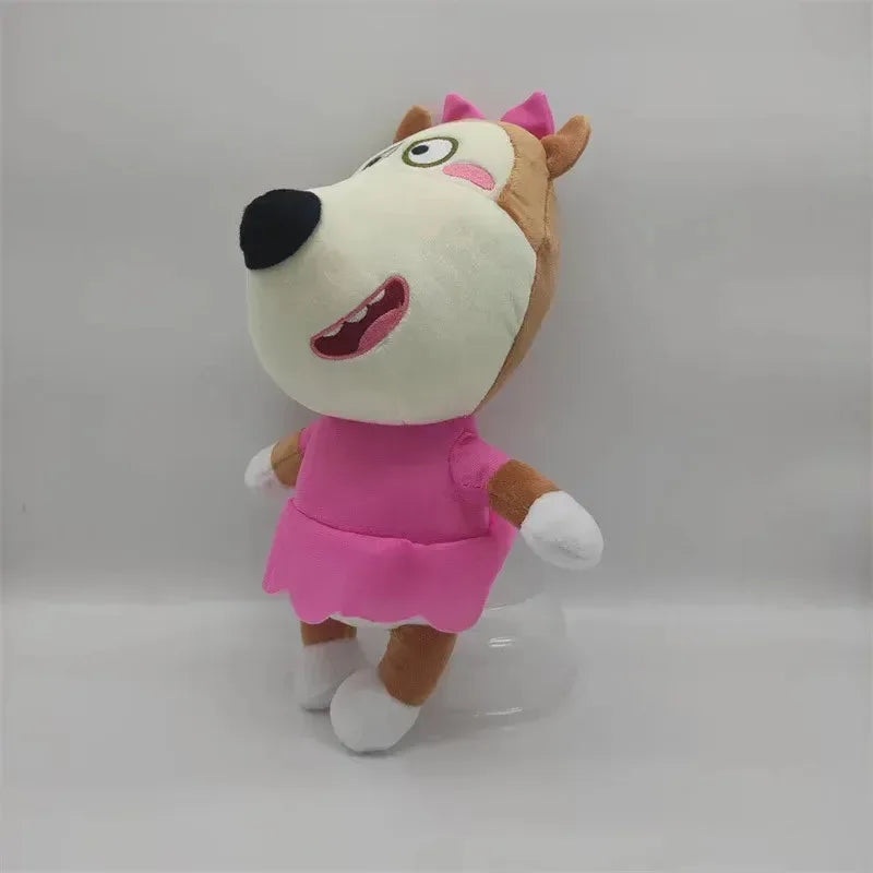 Joyful Wolf Family Plush (30 cm)