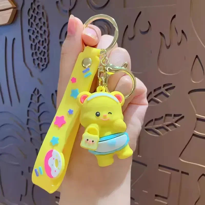 Sweet Glee Butter Bear 3D Keychain