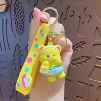 Sweet Glee Butter Bear 3D Keychain