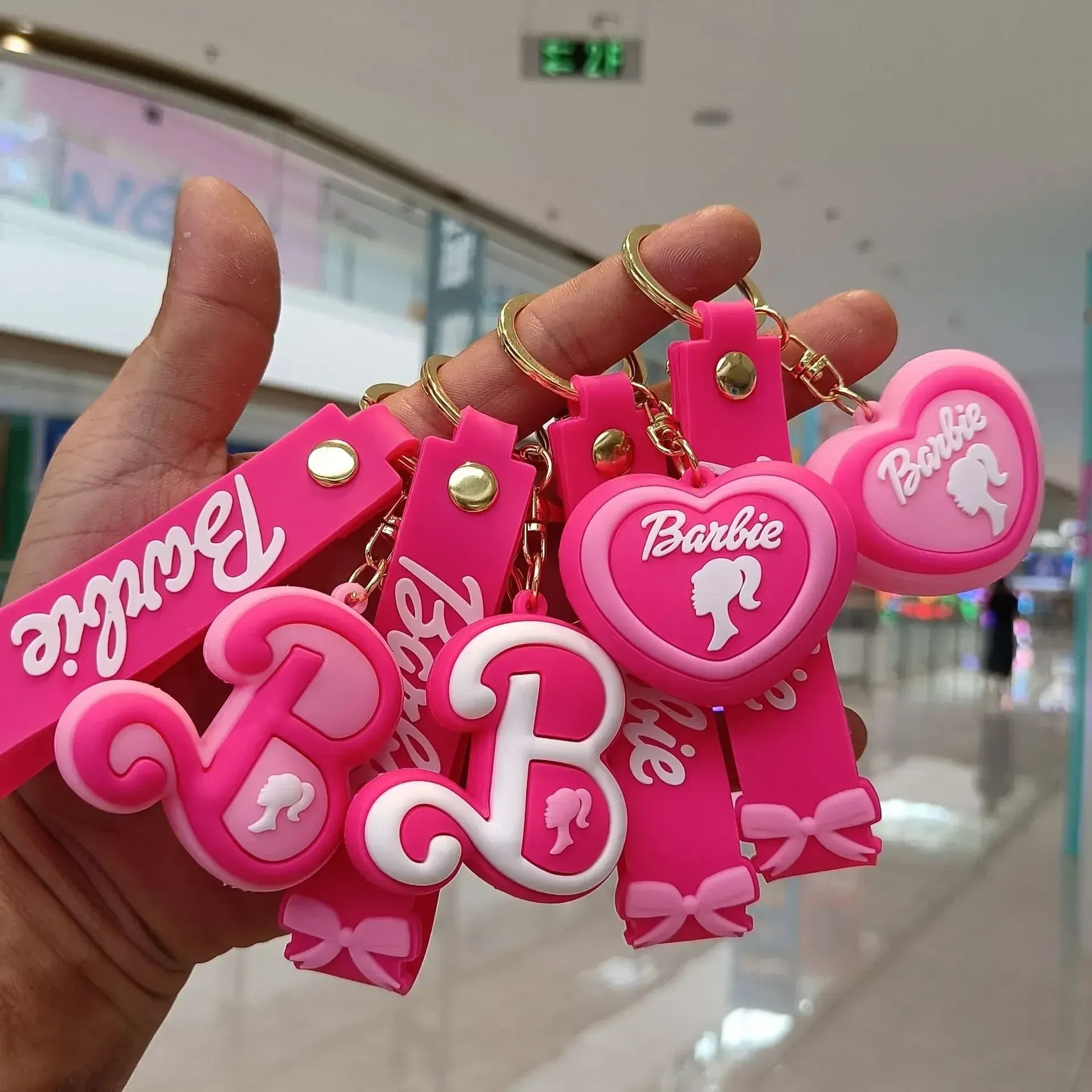 Pink Barbie 3D Keychain