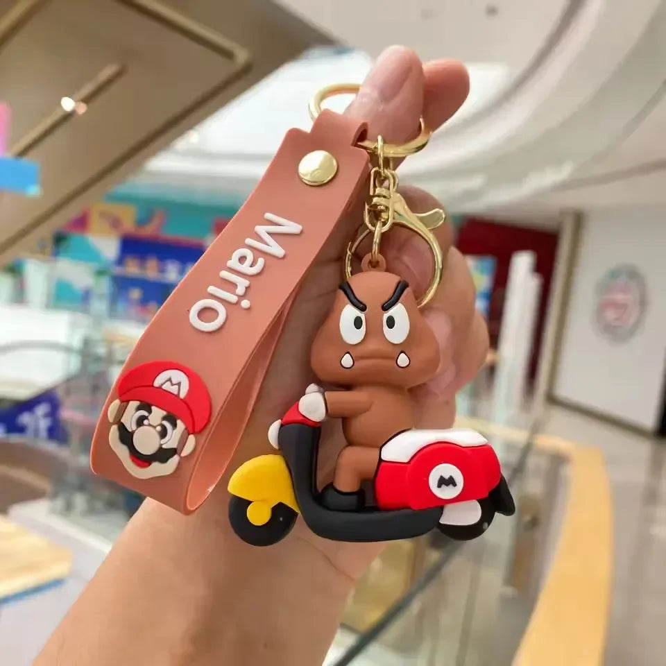 Mario Scooter Scoot Crew Keychain