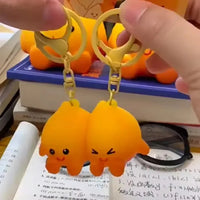 Soul Flame Bond Couple Keychain Set