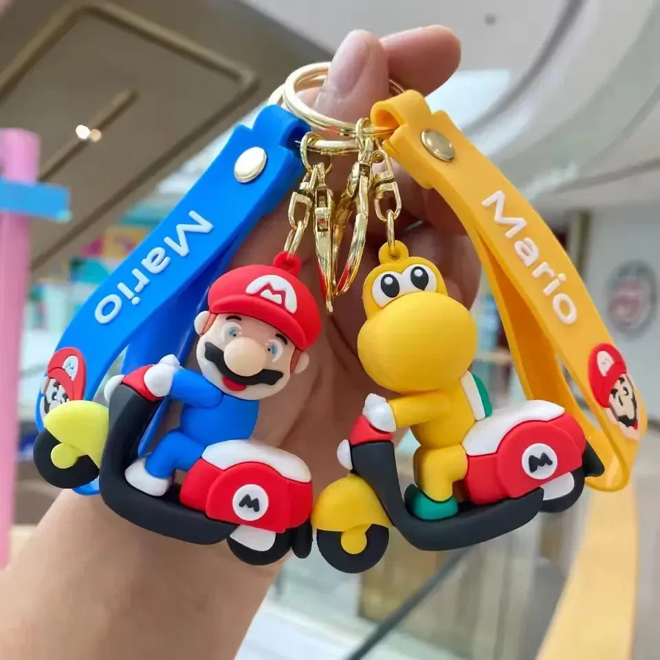 Mario Scooter Scoot Crew Keychain