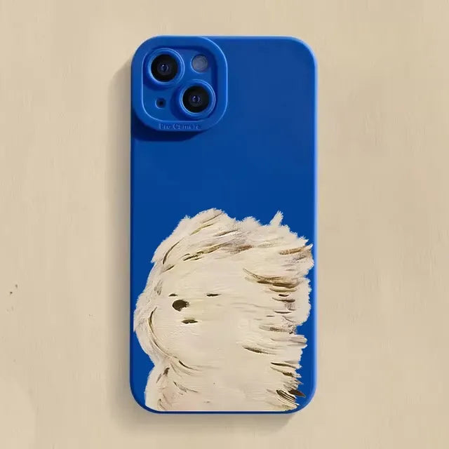 Wind in Hair Dog Phone Case (For iPhones)