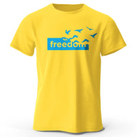 Freedom Letter Printed T-Shirt
