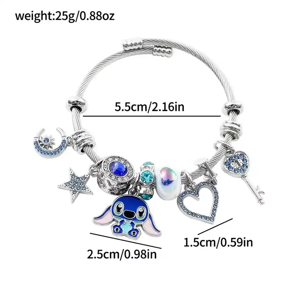 Cosmic Alien Intergalactic Charm Bracelet