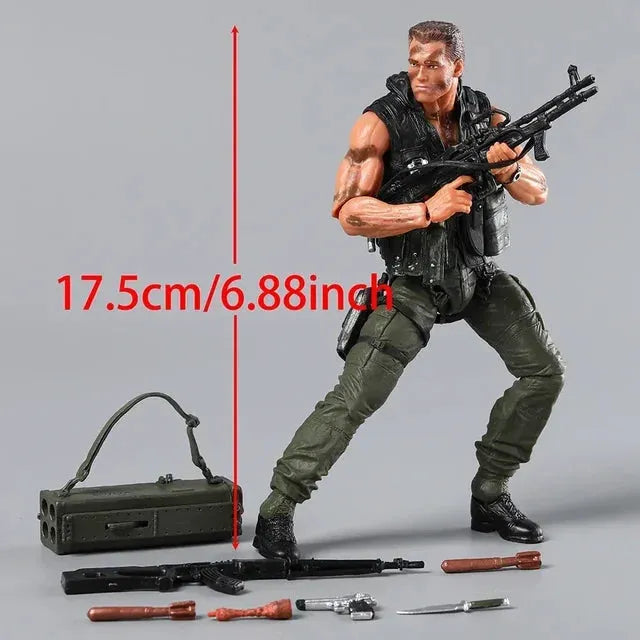 NECA Commando John Matrix Action Figure (18 cm)