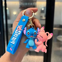 Stitch & Angel Love Duo Keychain