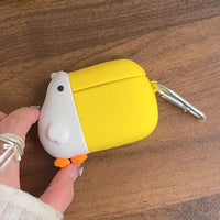 Funny Cartoon Big Mouth Bird Case For Apple AirPods 4 Pro 2 1 3 Soft Silicone Wireless Bluetooth Earphone Protective Cover Hook - Bear Hugs