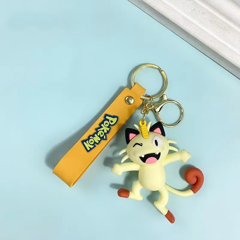 Classic Pokémon Character 3D keychain