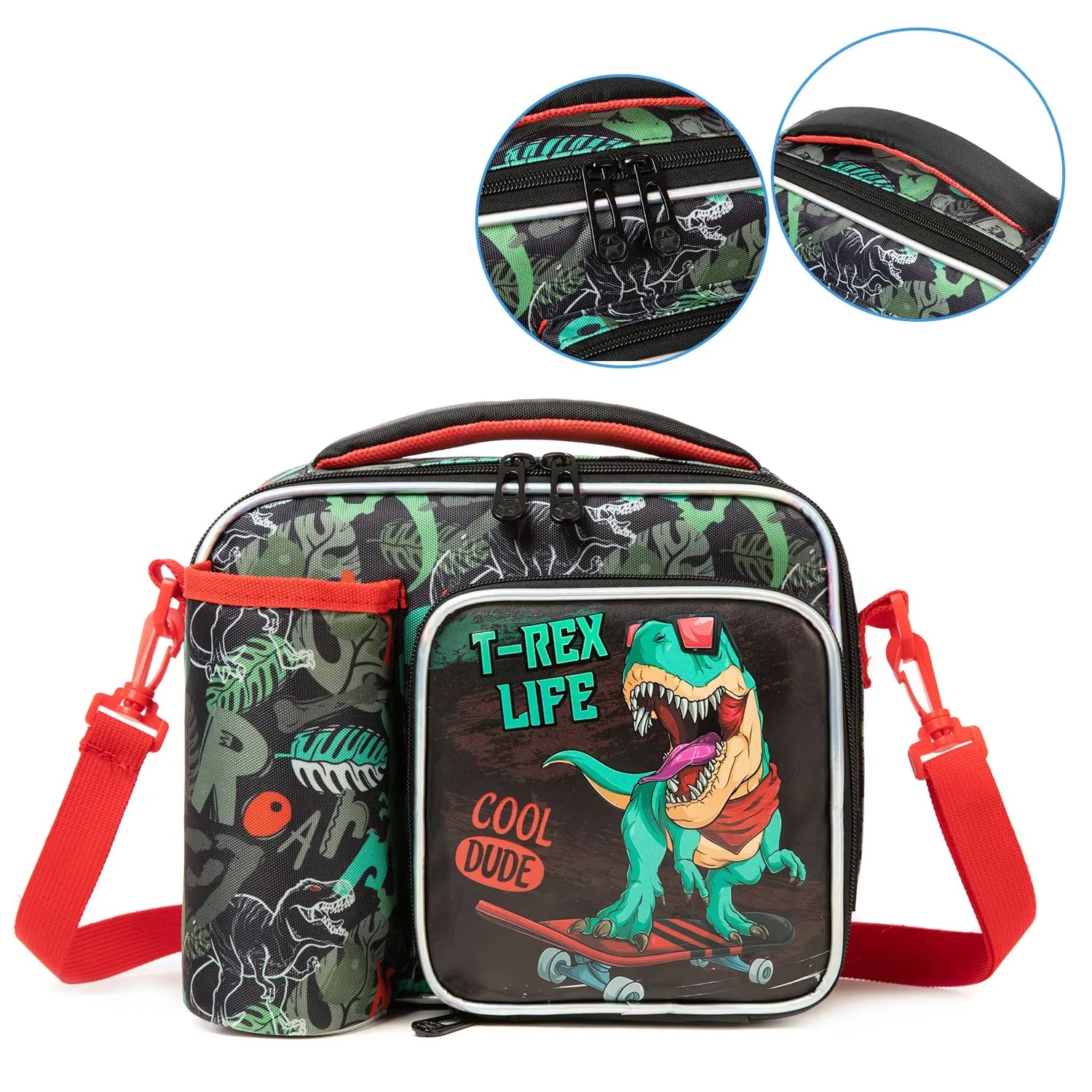 Cartoon Themed Insulated Lunch Bag