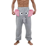 Funny Elephant Trunk Novelty Pajama Pants