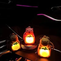 Capybara Citrus Spark Glow Keychain